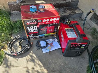 Lincoln Electric Weld-Pak 180 Amp MIG Flux-Core Wire Feed Welder, 230V, Aluminum Welder with Spool Gun sold separately
