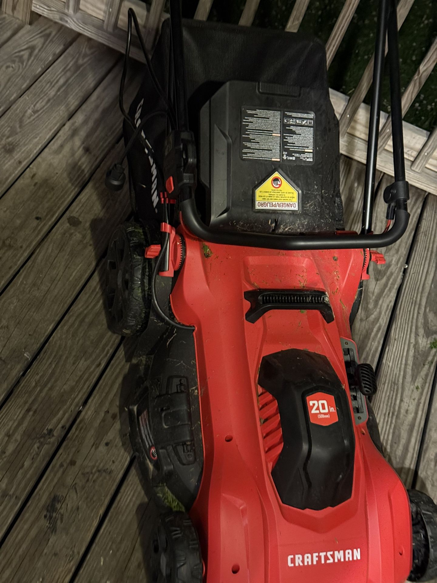 Craftsman 20” Corded Electric Lawn Mower – Great Condition