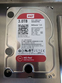 WD Red 3TB NAS Hard Drive WD30EFRX