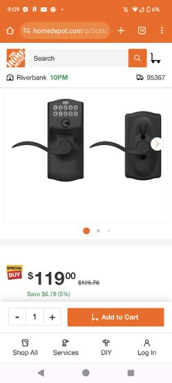 New In Box Schlage Keypad Electronic Lock 