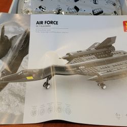 Wange Building Blocks Set SR-71 Blackbird 183 Pcs  (4005) US Seller
