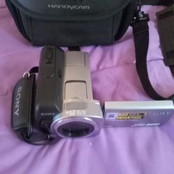 Sony Camera With Camera Bag