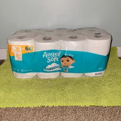 Angel Soft 16 Rolls Toilet Paper 