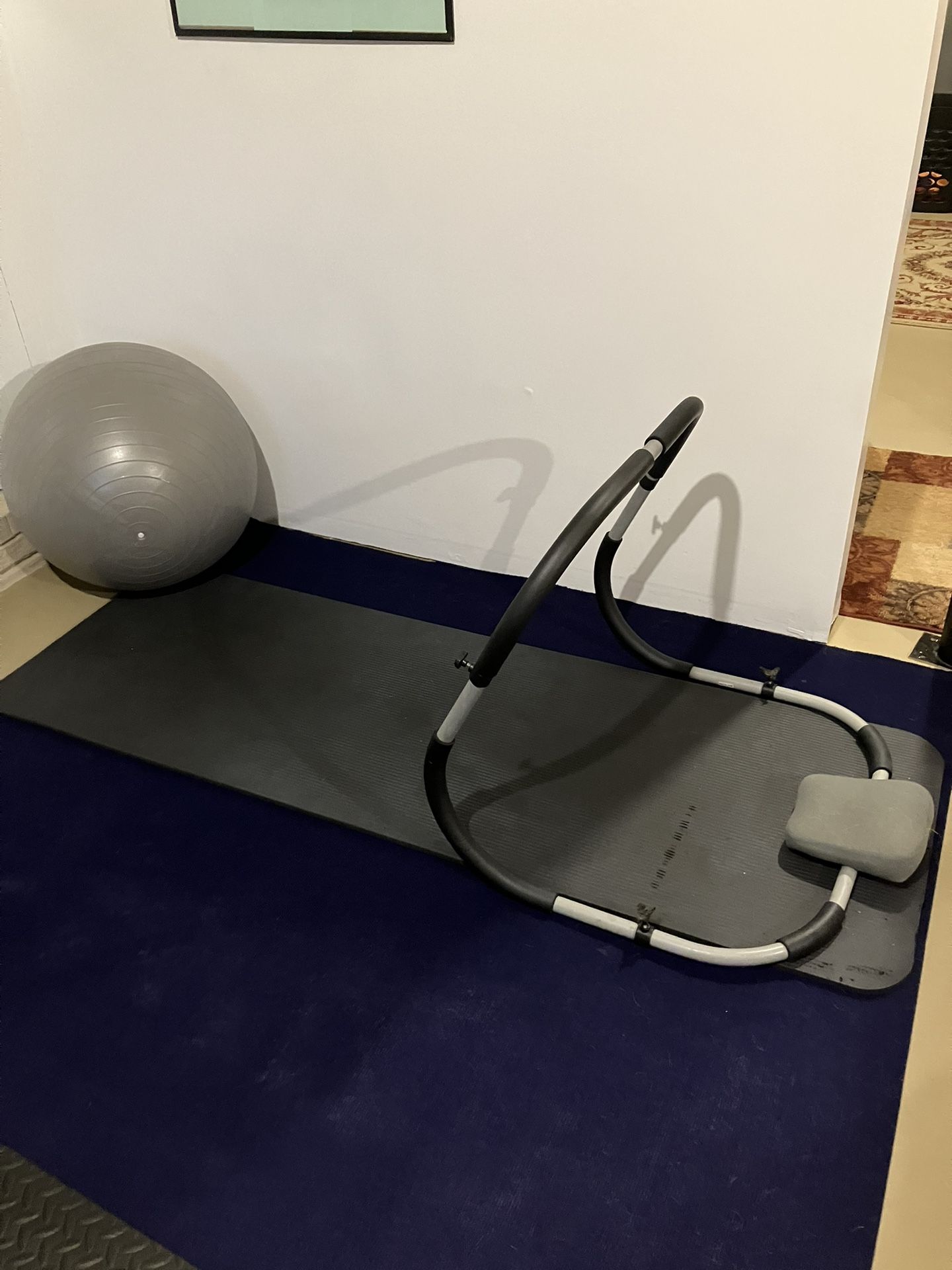 AB Roller/AB Ball Workout Mat