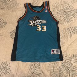 Grant Hill Pistons NBA Jersey Champion 