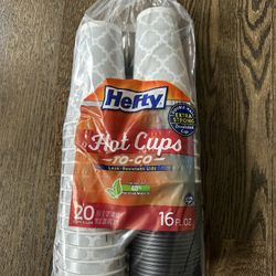 Hefty Hot Cups 16 Floz 20 Count
