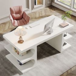 WHITE Desk - NEVER USED