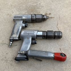 Snap On Drill And Chisel And Ratchet