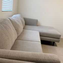Living Spaces L-shape couch