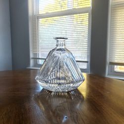 Glass Vase Made In Poland With Certification Sticker