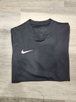 Nike V Neck Black Dri-fit Medium M Shirt