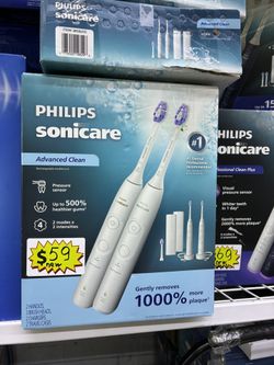 Philips Sonicare Advanced Clean Rechargeable Toothbrush Set