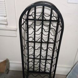 Wine Rack And  Farmhouse Home Decor Sign