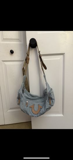 True Religion Horseshoe Motif Slouchy Hobo Bag – Denim