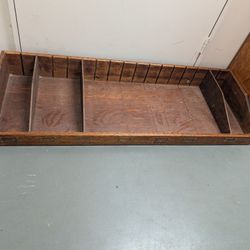 Lot Of 3x Antique Hotel Mail Slots Solid Oak 