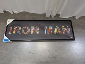 MARVEL COMICS Iron Man Comic Book Wall Art