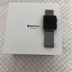 Apple Watch Series 3, 42mm Stainless Steel Case