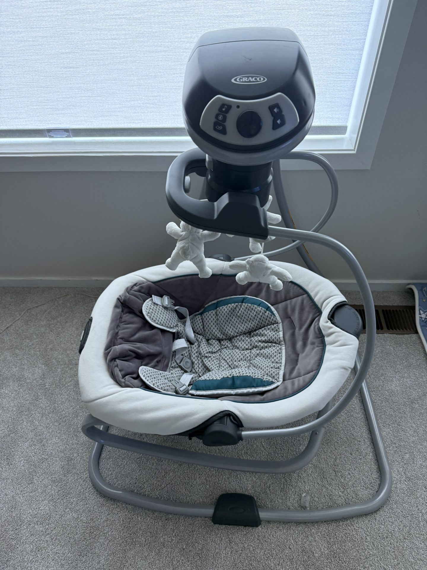 Graco DuetSoothe Swing and Rocker with Removable Swing Seat and 6 Swinging Speeds for Toddler Swing Seat and Swing Chair