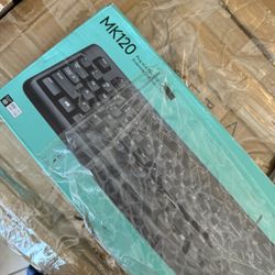 Wired USB Keyboard and Mouse Logitech MK120.
