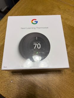 Google Nest Learning Thermostat – Black