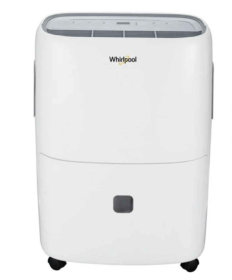 Whirlpool Energy Star 50-Pint 4500 Sq ft Humidity Absorber Dehumidifier,