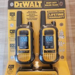 Dewalt Walkie Talkies with Charging Dock -BRAND NEW 