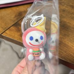 Open box Jack in The Box Jibbi Bag Charm Limited Edition 1x2.5” key chain toy Only open bag to see it but never used it. Keep it inside a clean new ba