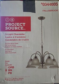 5 Light Chandelier/ Candelabra De 5 Luces