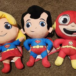 DC Comics Supergirl Superman Flash Plush Toys