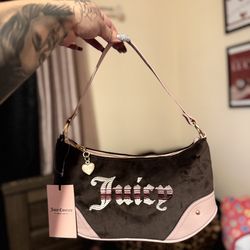 Juicy Couture brown/pink shoulder bag