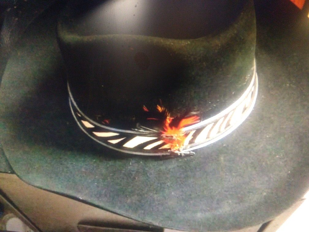 Black Brand New Charlie 1horse Hat Porcupine Quill Hatband