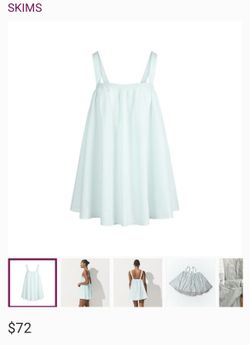 Skims Dress In The Color Frost