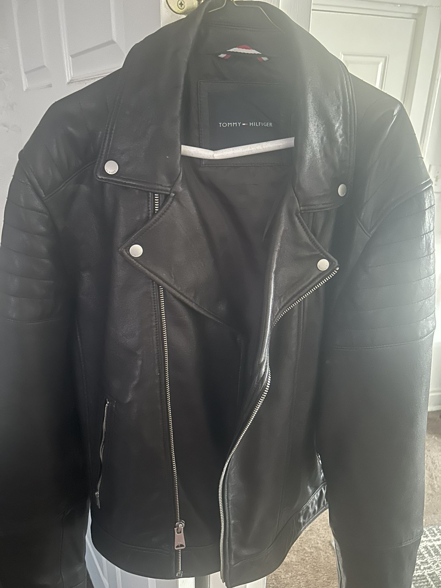 Tommy Hilfiger Leather Jacket XL