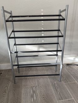 Metal Shoe Rack / Shoe Organizer – $8