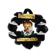Mars Attack Wreath & Tea Light Candle Holder 