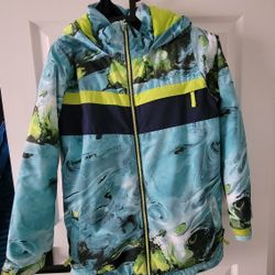 Boys Burton Pitchpine Dryride Snowboarding Jacket - Size L