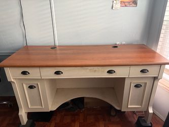 Solid Wood Desk- Keyboard pull out
