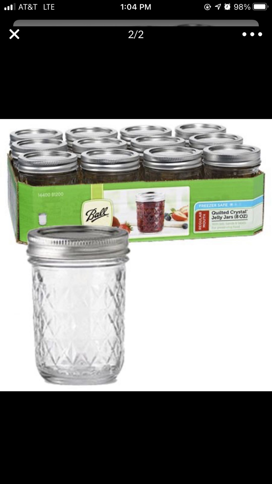 New 12 Mason Jars / canning Jars / Jelly Jars 8oz