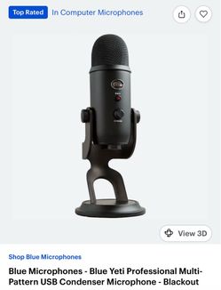 blue yeti microphone