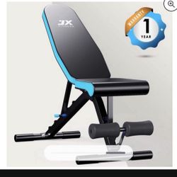 Adjustable Weight Bench, Strength Training Bench for Home Gym Maximum Weight 300Lbs