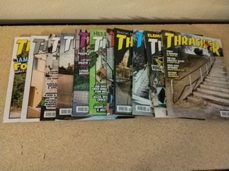 THRASHER Skateboard Magazine Lot 2018 Issues