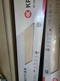 New laminate flooring 308sqft - Kronoswiss Authentic Collection with floor padding