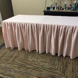 6ft tablecloth for sale blush