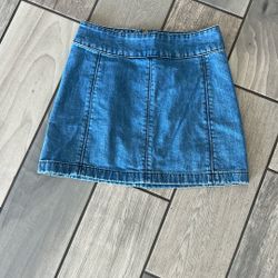 Free People Demon Jean Skirt Size 4