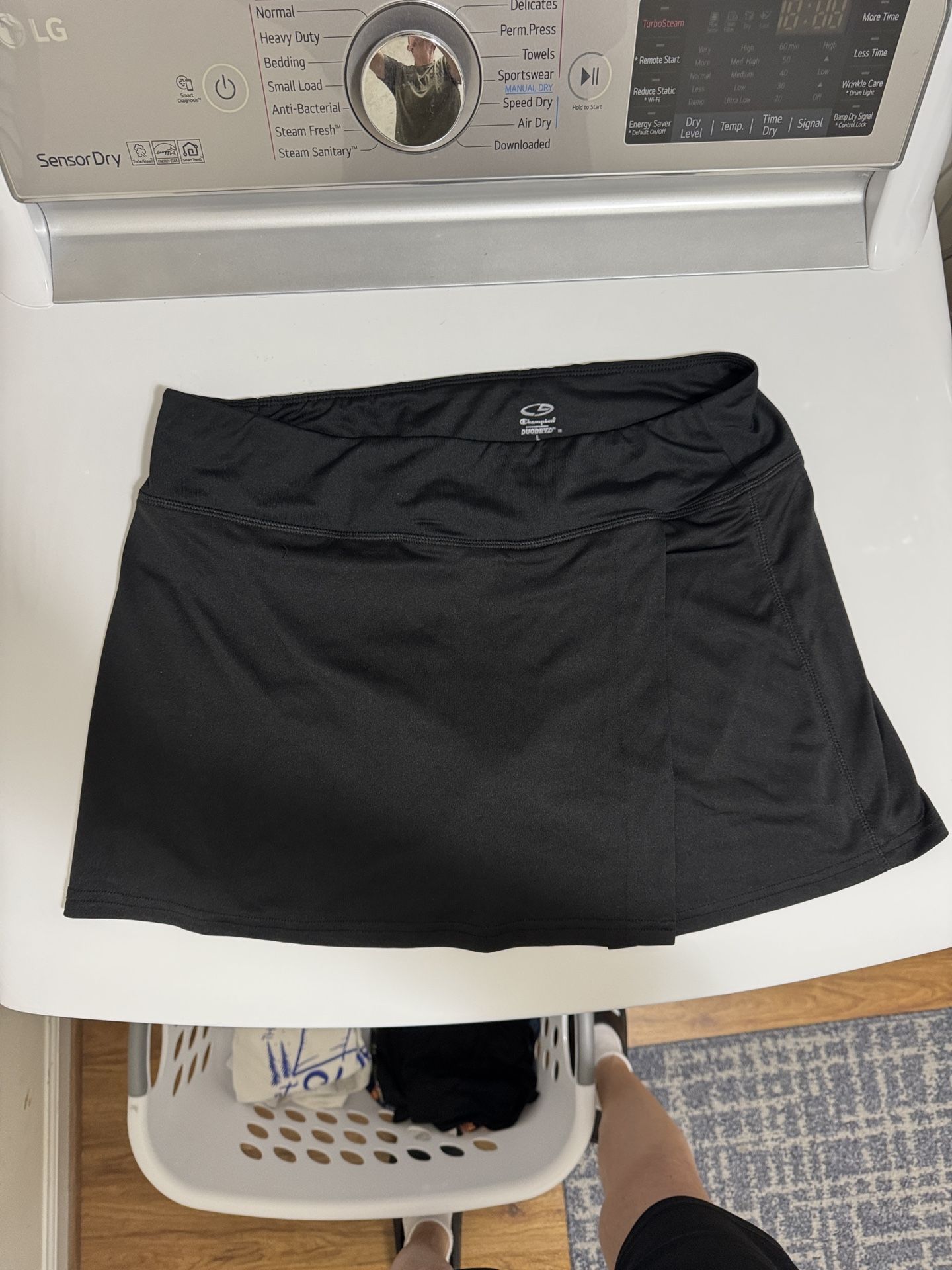 Champion Black Duodry Skort Size L
