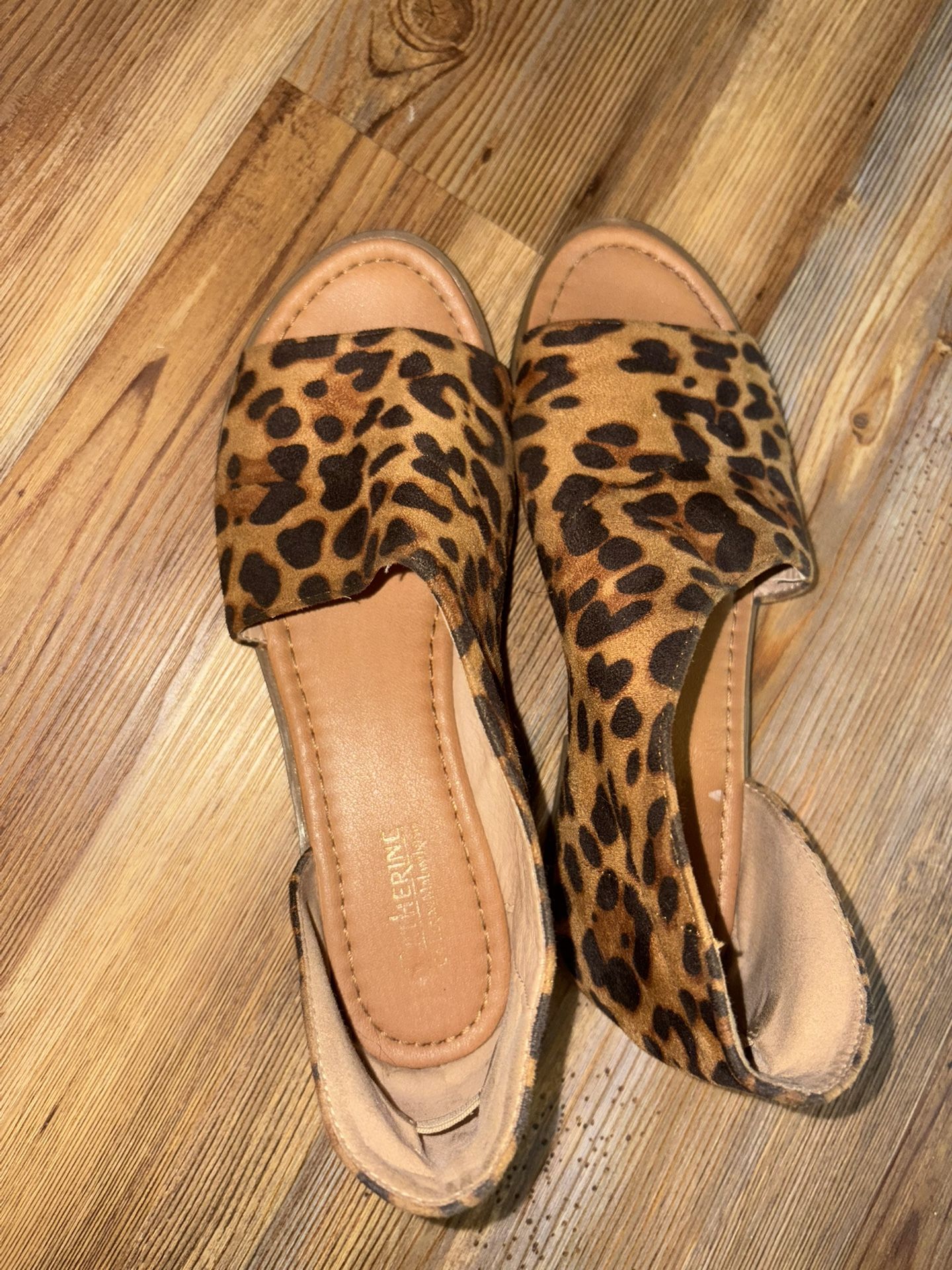 Catherine Malandrino Leopard Sandals