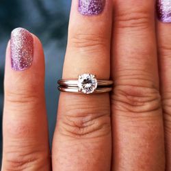 $6,700 Appraisal Hearts & Arrows Natural Si2 .82 Carat Diamond Solitaire Ring