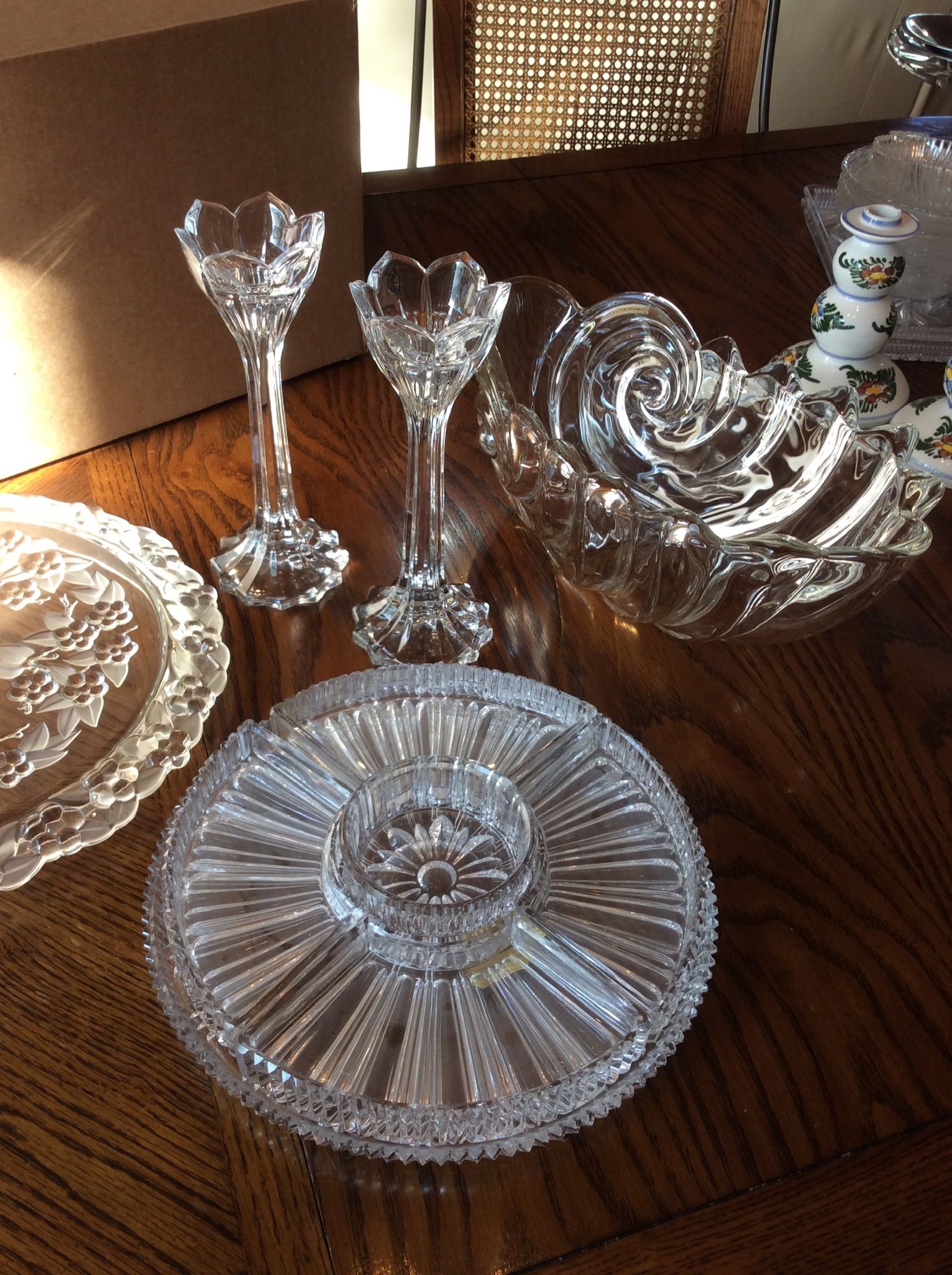 Crystal & Cut Glass assortment