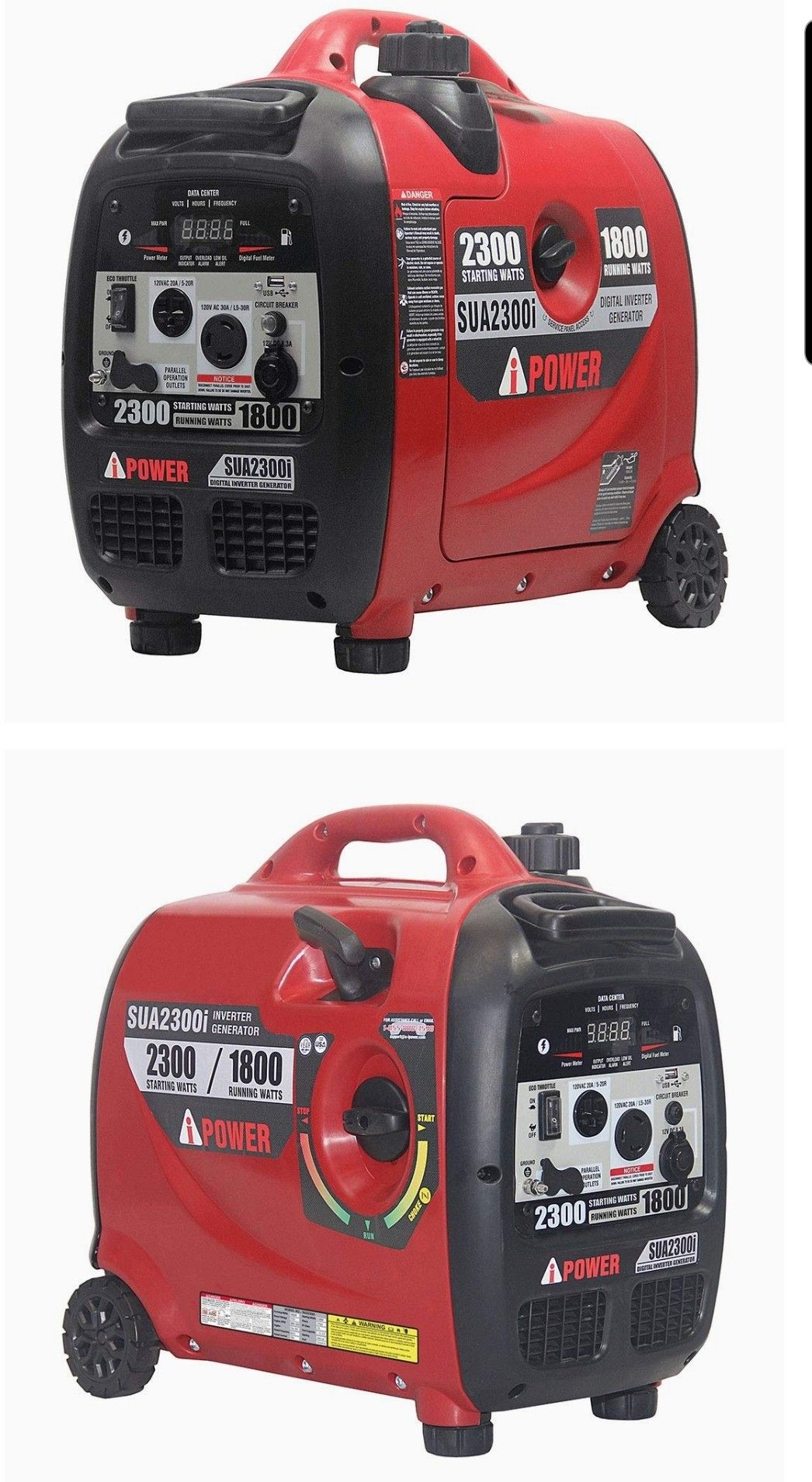 AiPower SUA2300i A 2300Watt Inverter Generator with Mobility Kit