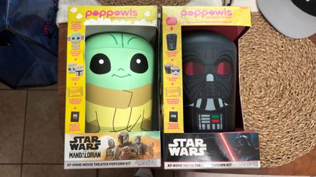 Star Wars Mandalorian Grogu poppowls Vader popcorn bucket